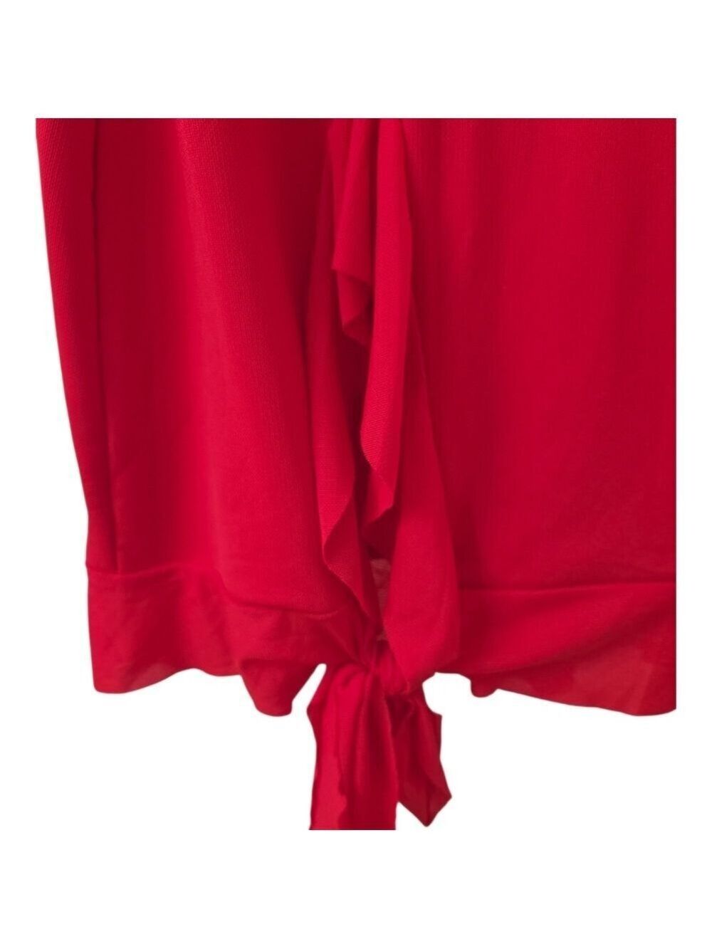 Unbranded Red V Neck Sleeveless Mini Dress Large - Picture 2 of 8